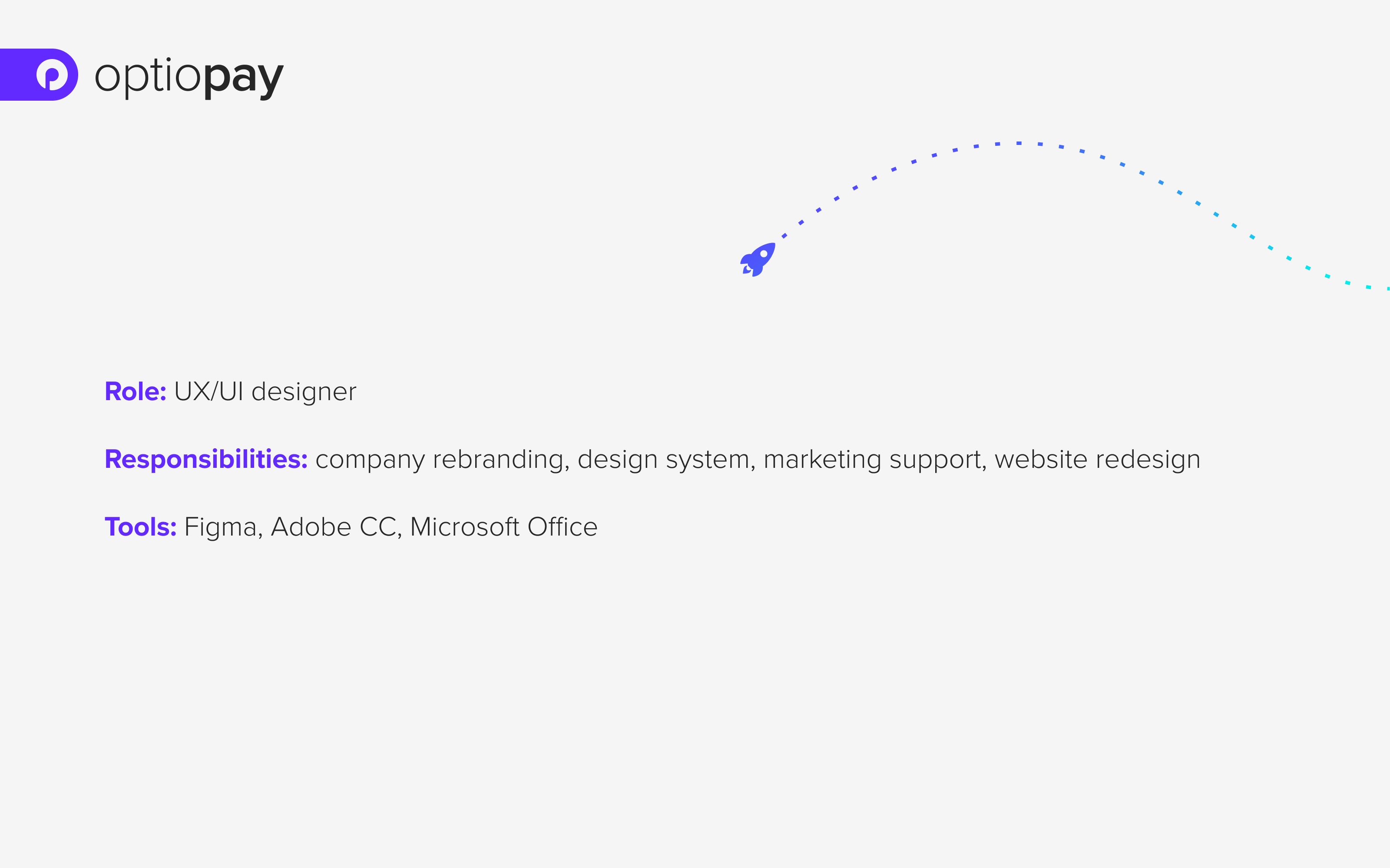 My role in the Optiopay project